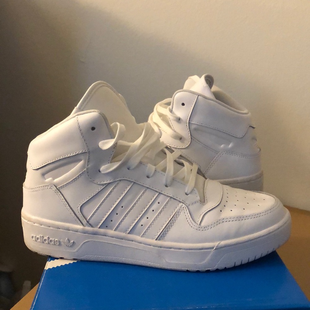 High top Adidas Sneakers.